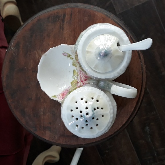 Lusterware trio jam sugar tea holder - Picture 3 of 8